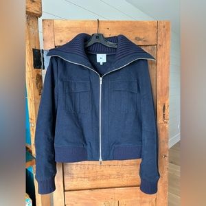 Goop G label short military style jacket, size 8!